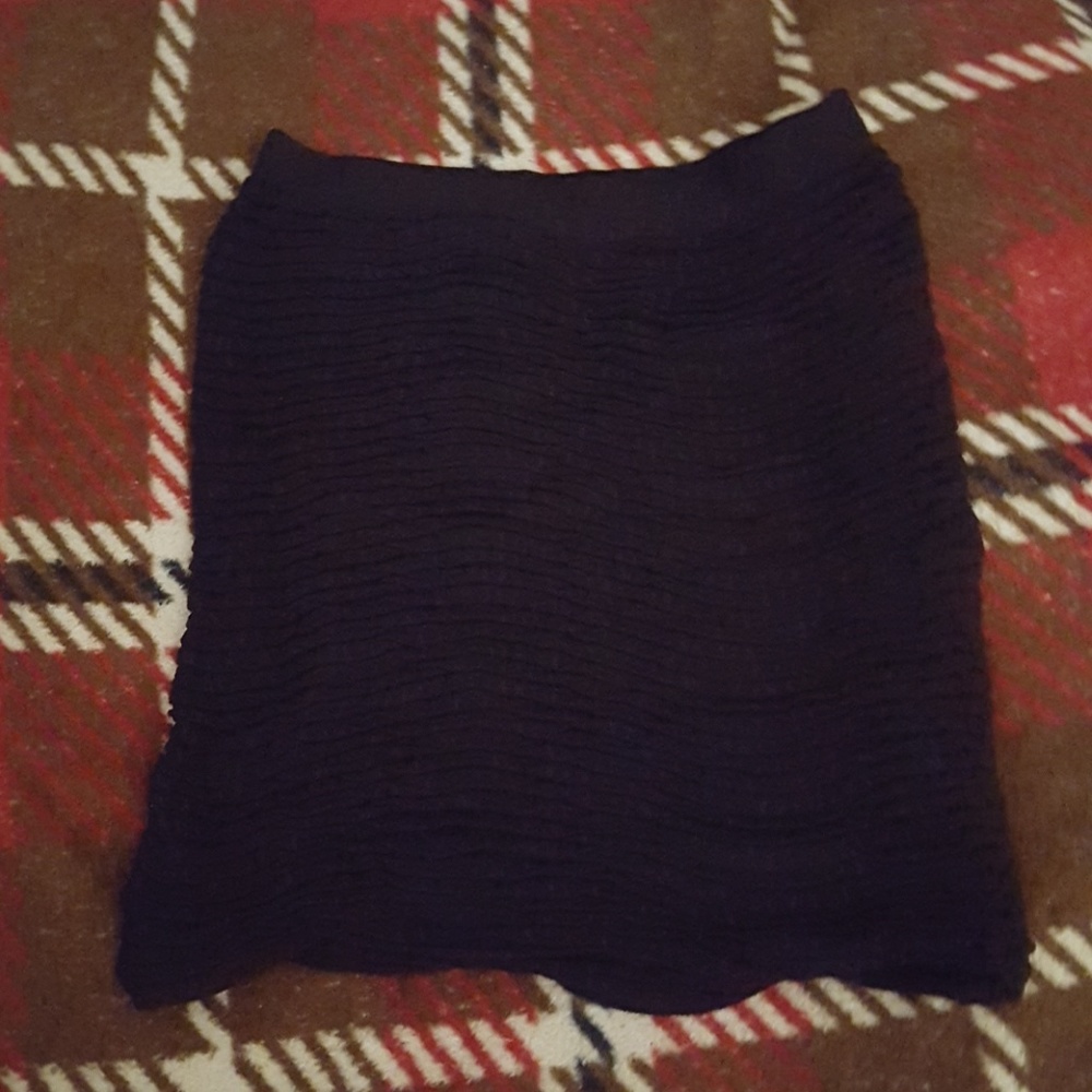 Just one size s/m nylon mini short fitted skirt - Picture 2 of 3